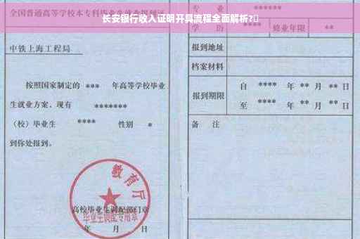 长安银行收入证明开具流程全面解析?✨
