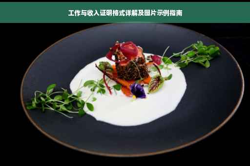 工作与收入证明格式详解及图片示例指南