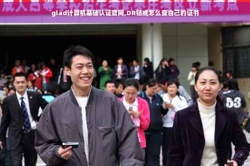glad计算机基础认证官网,DR钻戒怎么查自己的证书