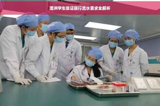 澳洲学生签证银行流水要求全解析