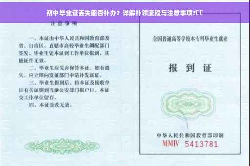初中毕业证丢失能否补办？详解补领流程与注意事项?⚡️