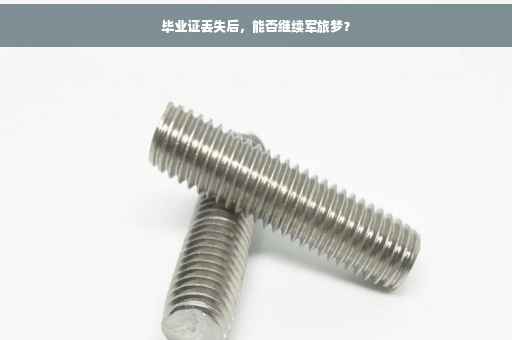 毕业证丢失后，能否继续军旅梦？