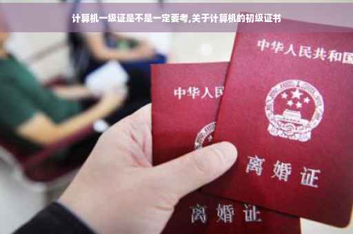 计算机一级证是不是一定要考,关于计算机的初级证书 计算机一级证是不是一定要考,关于计算机的初级证书