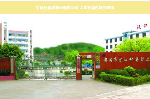 中职计算机考证考多少级-大专计算机证书查询