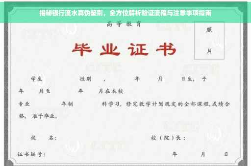 揭秘银行流水真伪鉴别，全方位解析验证流程与注意事项指南