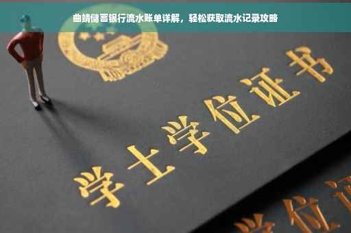 曲靖储蓄银行流水账单详解，轻松获取流水记录攻略