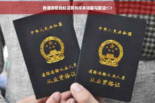 香港游艇验船证明书样本详解与解读?️?