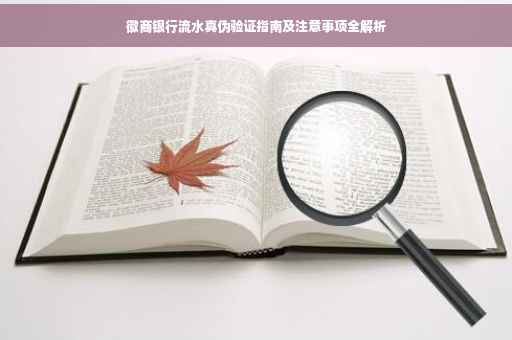 徽商银行流水真伪验证指南及注意事项全解析
