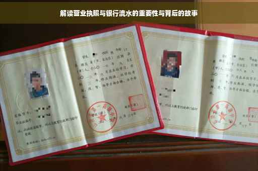 解读营业执照与银行流水的重要性与背后的故事