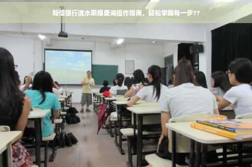 短信银行流水明细查询操作指南，轻松掌握每一步??