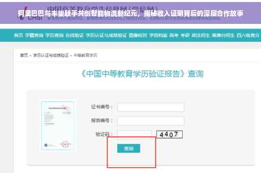 阿里巴巴与丰巢联手共创智能物流新纪元，揭秘收入证明背后的深层合作故事