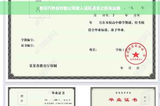 如何巧妙应对新公司收入证明要求之拒绝策略