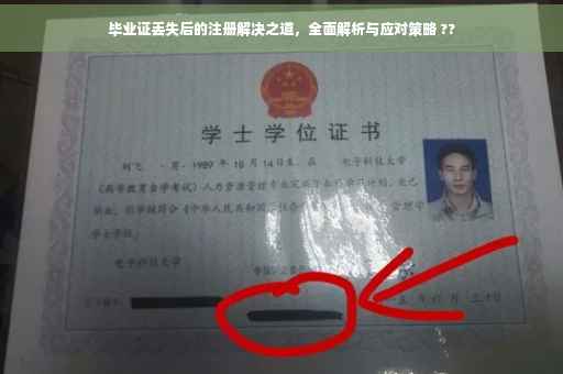 毕业证丢失后的注册解决之道，全面解析与应对策略 ??