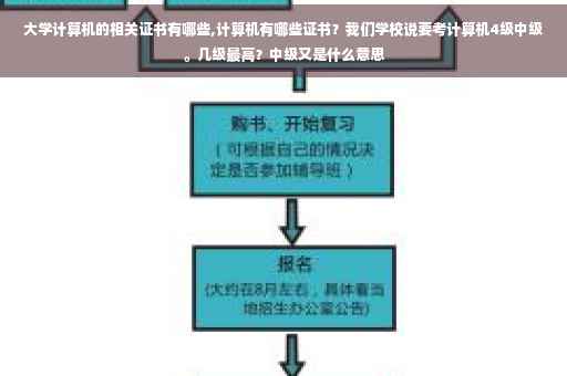 大学计算机的相关证书有哪些,计算机有哪些证书？我们学校说要考计算机4级中级。几级最高？中级又是什么意思
