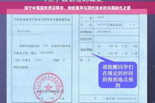 绥宁中医院资质证明书，传统医学与现代技术的完美融合之道