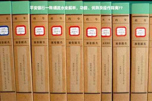 平安银行一账通流水全解析，功能、优势及操作指南??