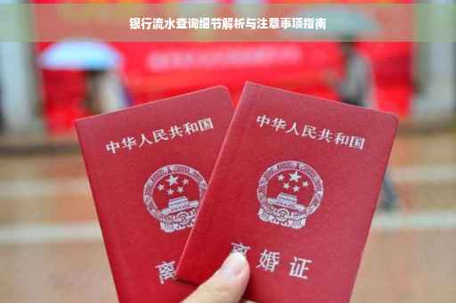银行流水查询细节解析与注意事项指南