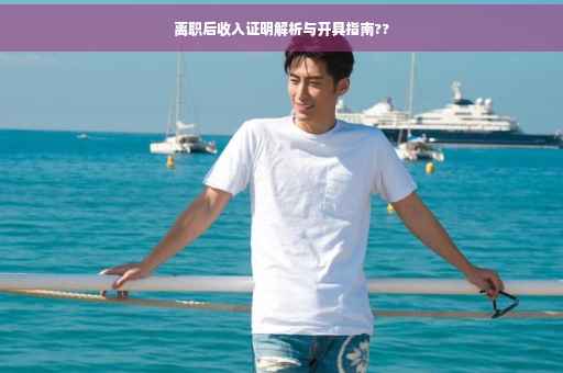 离职后收入证明解析与开具指南??