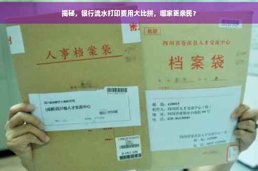 揭秘，银行流水打印费用大比拼，哪家更亲民？
