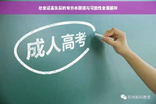 毕业证丢失后的专升本路径与可能性全面解析