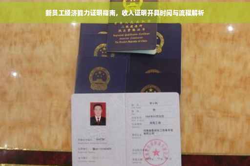 新员工经济能力证明指南，收入证明开具时间与流程解析