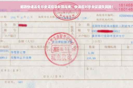 邮政快递丢失毕业证应急处理指南，快速应对毕业证遗失风险！