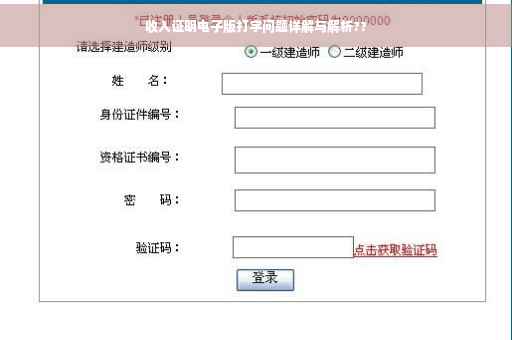 收入证明电子版打字问题详解与解析??