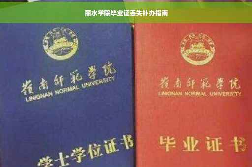丽水学院毕业证丢失补办指南