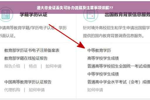 港大毕业证丢失可补办流程及注意事项详解??