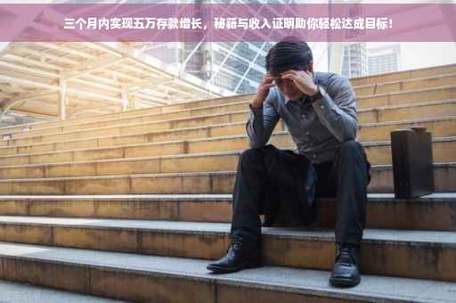 三个月内实现五万存款增长，秘籍与收入证明助你轻松达成目标！