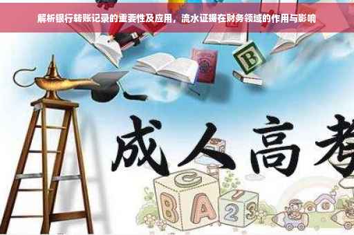 解析银行转账记录的重要性及应用，流水证据在财务领域的作用与影响