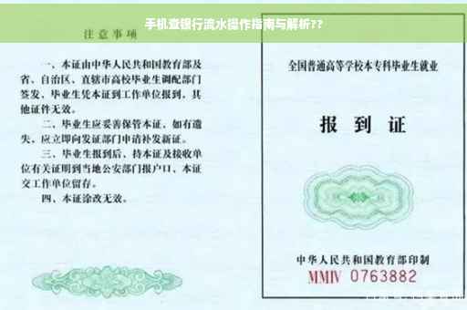 手机查银行流水操作指南与解析??