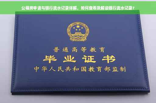 公租房申请与银行流水记录详解，如何查看及解读银行流水记录？