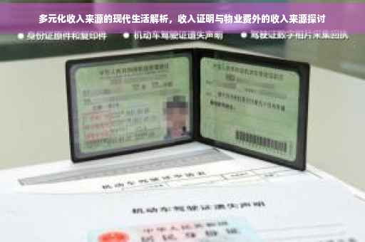 多元化收入来源的现代生活解析，收入证明与物业费外的收入来源探讨