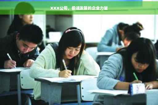 XXX公司，极速发展的企业力量