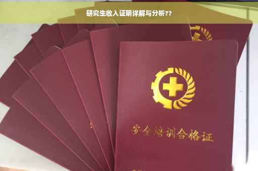 研究生收入证明详解与分析??