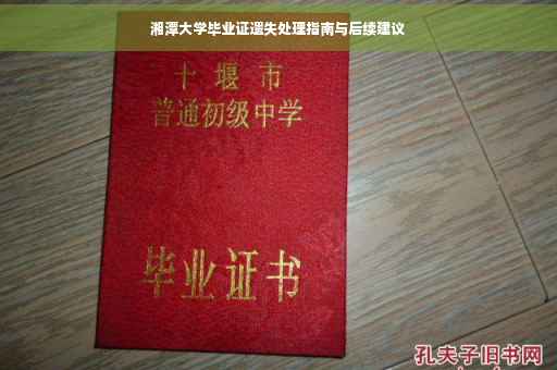 湘潭大学毕业证遗失处理指南与后续建议