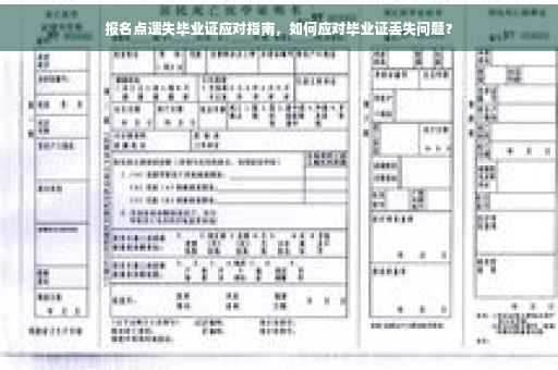 报名点遗失毕业证应对指南，如何应对毕业证丢失问题？