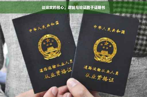 议论文的核心，逻辑与论证胜于证明书
