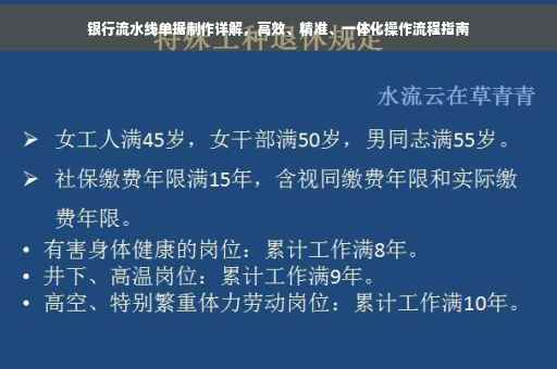 银行流水线单据制作详解，高效、精准、一体化操作流程指南