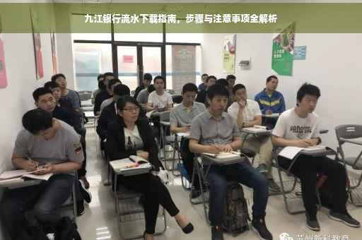 九江银行流水下载指南，步骤与注意事项全解析
