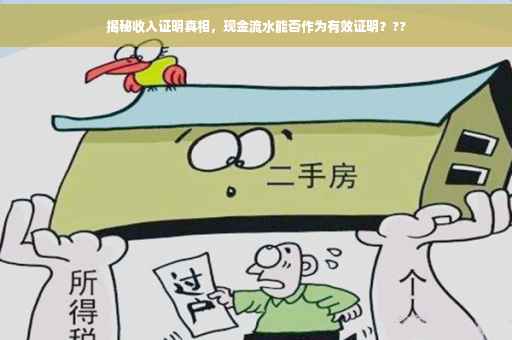 揭秘收入证明真相，现金流水能否作为有效证明？??