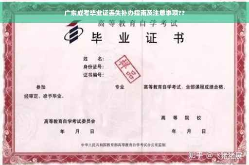 广东成考毕业证丢失补办指南及注意事项??