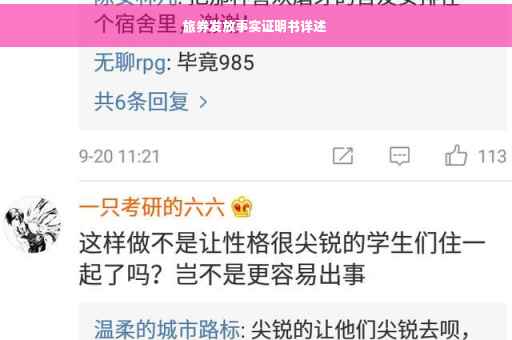 旅券发放事实证明书详述