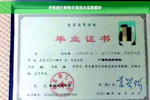 手机银行转账交易流水深度解析