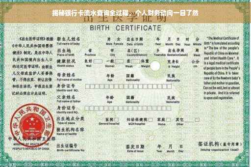 揭秘银行卡流水查询全过程，个人财务动向一目了然