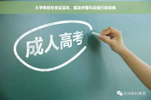 大学党校毕业证丢失，解决步骤与后续行动指南