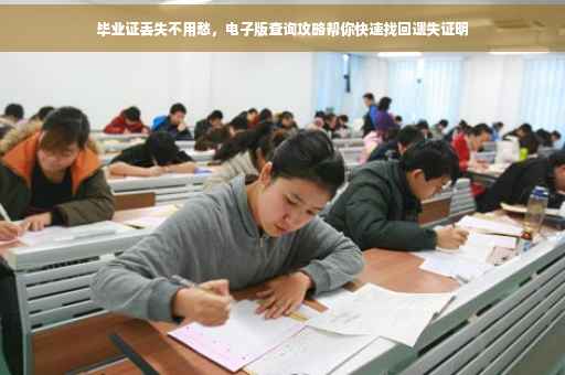 毕业证丢失不用愁，电子版查询攻略帮你快速找回遗失证明