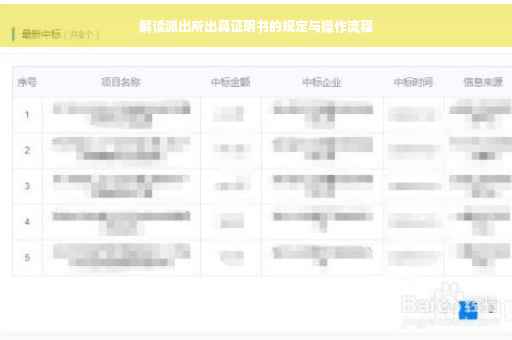 解读派出所出具证明书的规定与操作流程