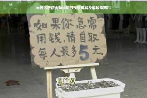 云城区法院离婚证明书模板详解及解读指南?✨